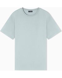 Emporio Armani - Out Of Water Print Jersey Beachwear T-Shirt - Lyst