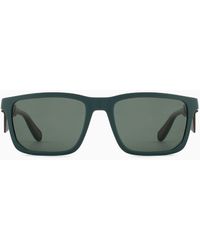 Emporio Armani - Rectangular Sunglasses - Lyst