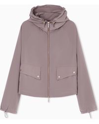 Emporio Armani - Full-Zip Nylon Blouson With Hood - Lyst