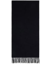 Emporio Armani - Stola Aus Wolle Mit Charakteristischem Ea-Logo-Schriftzug - Lyst