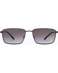 Emporio Armani - Rectangular Sunglasses - Lyst