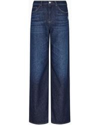 Emporio Armani - J8B Relaxed-Fit, Vintage-Look Denim Jeans - Lyst