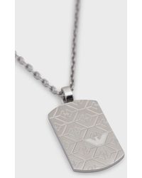 Emporio Armani Cross Necklace in Silver 