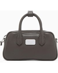 Emporio Armani - Soft Leather Bauletto Bag - Lyst