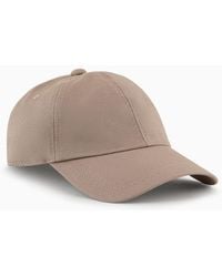 Emporio Armani - Baseball Cap With Embroidered Logo - Lyst