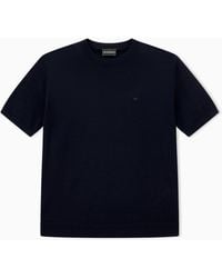 Emporio Armani - Travel Essential Smooth Wool Sweater - Lyst