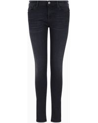 Emporio Armani - J28 Skinny Fit Jeans - Lyst