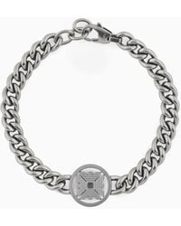 Emporio Armani - Stainless Steel Chain Bracelet - Lyst
