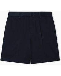 Emporio Armani - Comfort Cotton Chino Bermuda Shorts - Lyst