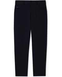 Emporio Armani - J05 Regular-Fit, Stretch-Nylon Twill Trousers - Lyst