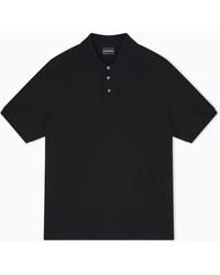 Emporio Armani - Jersey Polo - Lyst