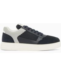 Emporio Armani - Cordura Sneakers With Suede Details - Lyst