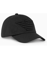 Emporio Armani - Cappello con logo aquila - Lyst