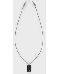 Emporio Armani Cross Necklace in Silver 