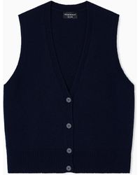 Emporio Armani - Gilet Monopetto - Lyst