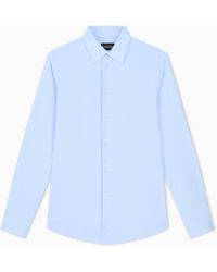Emporio Armani - Modal-Blend Jersey Shirt Signature Capsule - Lyst