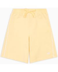 Emporio Armani - Asv Modal Blend Jersey Trousers With An Elasticated Waist - Lyst