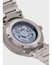 Emporio Armani Reloj Automático De Acero Inoxidable - Metálico