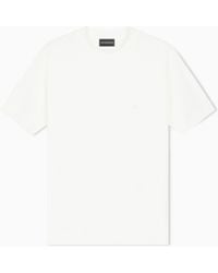 Emporio Armani - Travel Essential Lyocell Blend Jersey T-Shirt - Lyst
