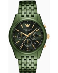Emporio Armani - Chronograph Ceramic Watch - Lyst