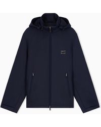 Emporio Armani - Blouson Jacket With A Regular Fit And Padding - Lyst