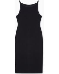 Emporio Armani - Ottoman Jersey Sheath Dress - Lyst