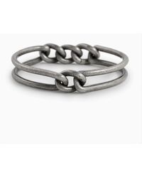 Emporio Armani - Stainless Steel Bangle Bracelet - Lyst