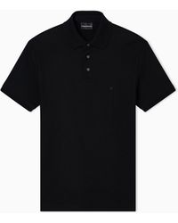 Emporio Armani - Regular Fit Piqué Polo Shirt - Lyst