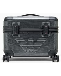 Emporio Armani - Luggage Trolley With Handle And Wheels - Lyst