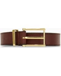 Emporio Armani - Tongue Belt - Lyst