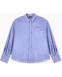 Emporio Armani - Technical Rayon Shirt - Lyst
