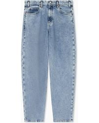 Emporio Armani - Icon Stretch-Drill Oval-Leg Jeans - Lyst