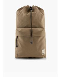 Emporio Armani - Sustainability Values Capsule Collection Organic Canvas Drawstring Backpack - Lyst