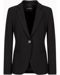 Emporio Armani - Giacca Monopetto - Lyst