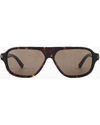 Emporio Armani - Pilot-Shape Sunglasses - Lyst