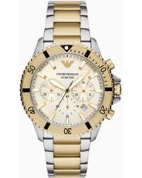 Emporio Armani - Orologio Cronografo World Explorer - Lyst