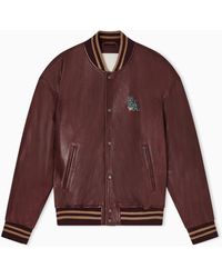 Emporio Armani - Lambskin Blouson - Lyst