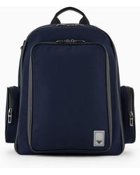 Emporio Armani - Travel Essentials Nylon Backpack - Lyst