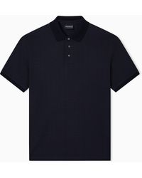 Emporio Armani - Jersey Polo - Lyst