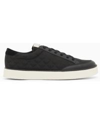 Emporio Armani - Jacquard Sneakers With An All-Over Eagle - Lyst