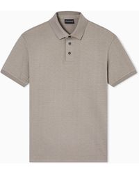 Emporio Armani - Jersey Polo - Lyst
