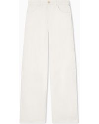 Emporio Armani - J3F Garment-Dyed Linen And Lyocell Trousers - Lyst