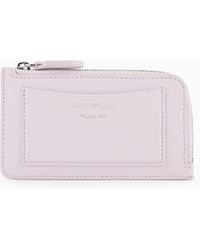 Emporio Armani - Myea Deer-Print Card Holder With Wrap-Around Zip - Lyst