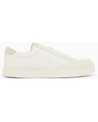 Emporio Armani - Jacquard Sneakers With An All-Over Eagle - Lyst