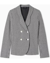 Emporio Armani - Double-Breasted Jacket - Lyst