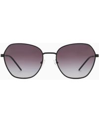 Emporio Armani - Irregular-Shaped Sunglasses - Lyst