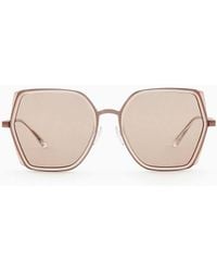 Emporio Armani - Women's Square Oversized Sunglasses - Lyst