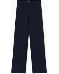 Emporio Armani - J14 Regular-Fit Linen Trousers - Lyst