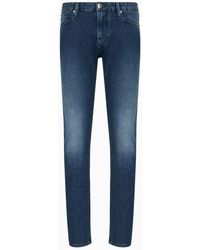 Emporio Armani - J06 Slim-fit Jeans In Comfort Twill 9.5 Oz Denim - Lyst