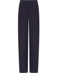 Emporio Armani - Pantalones Palazzo De Cady Técnico - Lyst